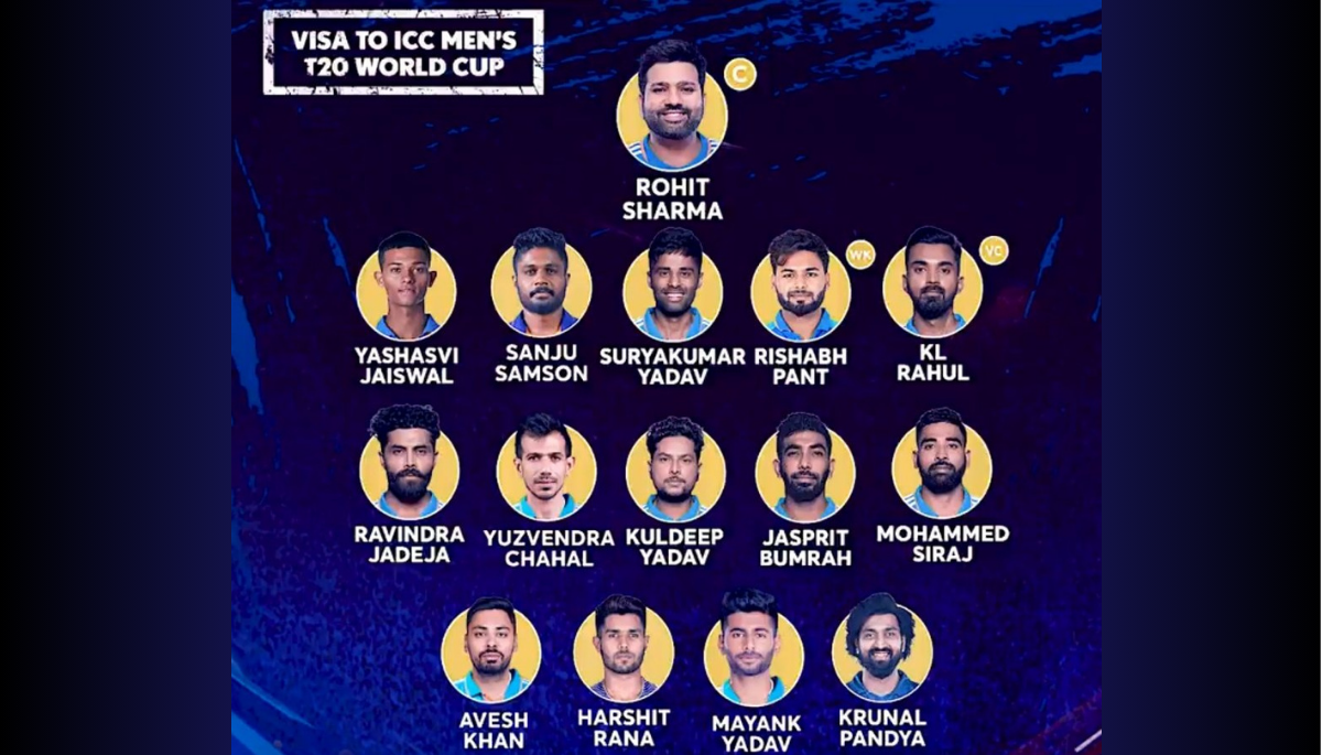 2024 T20 world cup team india